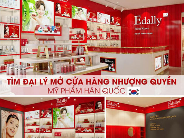 Nhượng quyền Shop Mỹ phẩm Edally EX Hàn Quốc
